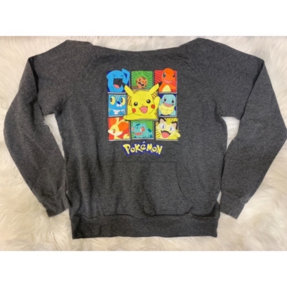 Pokémon gray hoodie